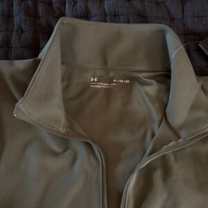 Under Armour Dark Green Full-Zip Jacket